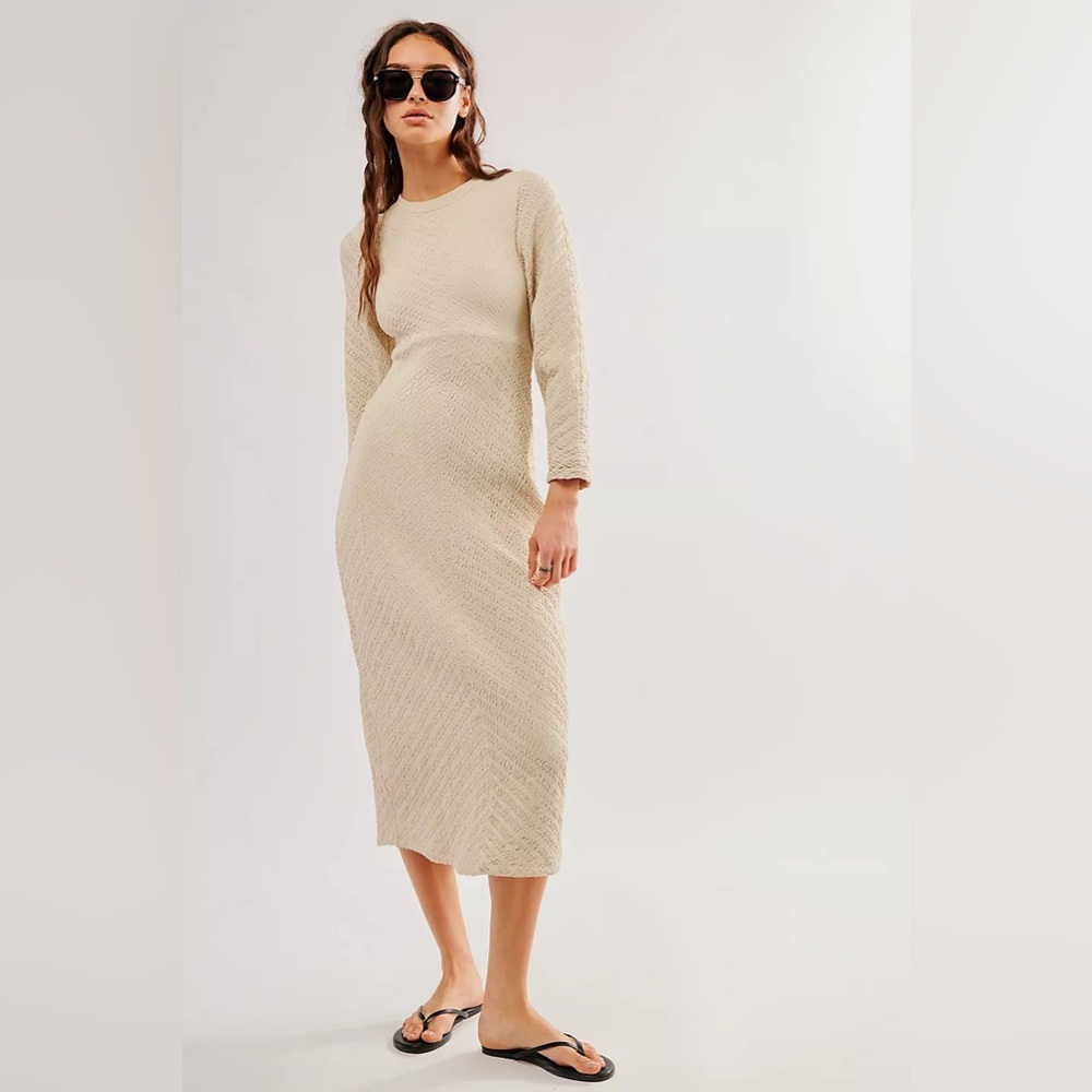 Free People NWT Gabby Seamless Midi Dress